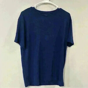 Zara Men’s Soft Dark Blue Crewneck T-Shirt Men’s Size Large